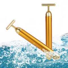 24K Gold T Beauty Bar Facial Roller