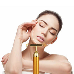 24K Gold T Beauty Bar Facial Roller