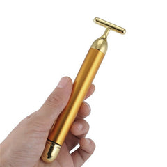 24K Gold T Beauty Bar Facial Roller